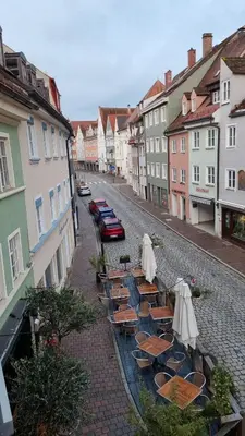 Das Gebäude in dem sich die Ferienwohnung befindet