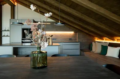 Küche/Küchenzeile in der Unterkunft LIVALPIN Hideaway