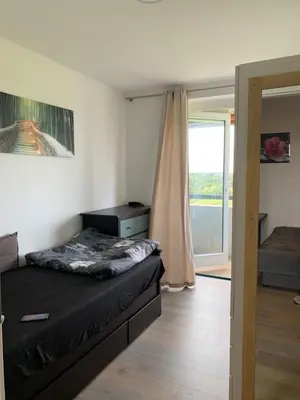 Ein Bett oder Betten in einem Zimmer der Unterkunft 3 South WG