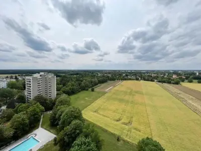 Das Gebäude in dem sich die Ferienwohnung befindet