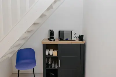 Kaffee-/Teezubehör in der Unterkunft nice2be Violet - Augsburg Zentrum