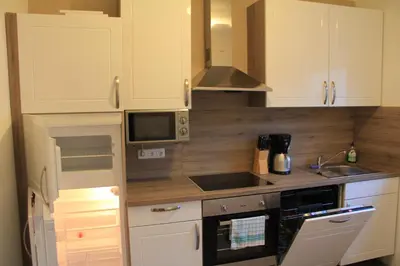 Küche/Küchenzeile in der Unterkunft Ferienwohnung Landsberg am Lech