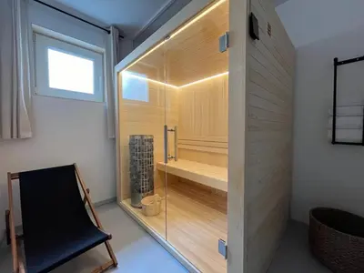 Ein Badezimmer in der Unterkunft Ferienwohnungen Bergufer