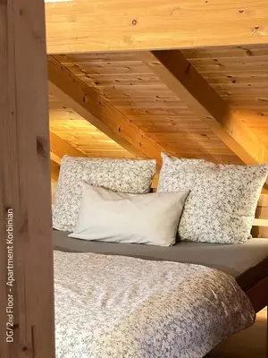 Ein Sitzbereich in der Unterkunft Ferienwohnung Barbara