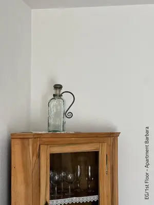 Getränke in der Unterkunft Ferienwohnung Barbara