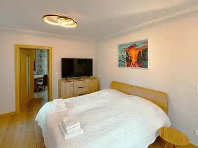 Ein Bett oder Betten in einem Zimmer der Unterkunft Villa Paula