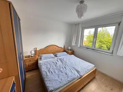 Ein Bett oder Betten in einem Zimmer der Unterkunft Casa Ramona Ferienwohnung