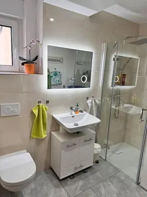 Ein Badezimmer in der Unterkunft Casa Ramona Ferienwohnung