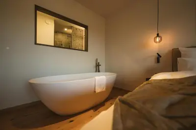 Ein Badezimmer in der Unterkunft Agrad Chalets