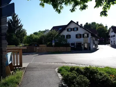 Das Gebäude in dem sich die Ferienwohnung befindet