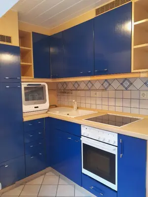 Küche/Küchenzeile in der Unterkunft Ferienwohnung GEORG in Utting am Ammersee