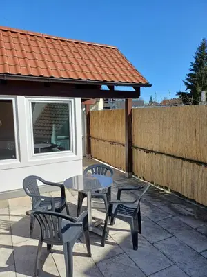 Ein Balkon oder eine Terrasse in der Unterkunft Ferienwohnung GEORG in Utting am Ammersee