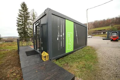 Grundriss der Unterkunft Tiny Haus #02 Cube 18 Seefeld