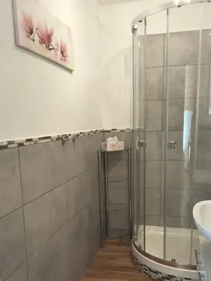 Ein Badezimmer in der Unterkunft Bauernhof Gorihof