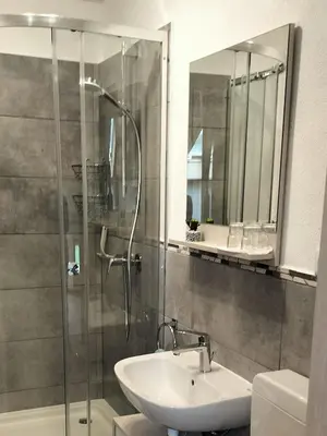 Ein Badezimmer in der Unterkunft Bauernhof Gorihof
