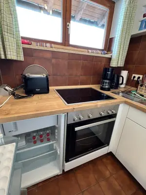 Küche/Küchenzeile in der Unterkunft Ferienwohnung Sole Della Sera