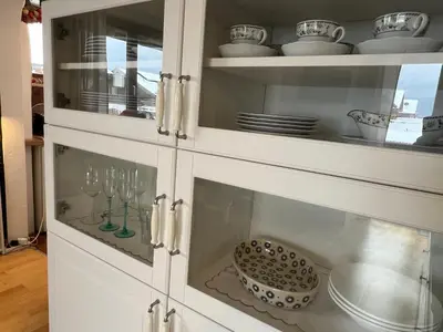 Küche/Küchenzeile in der Unterkunft Ferienwohnung Sole Della Sera