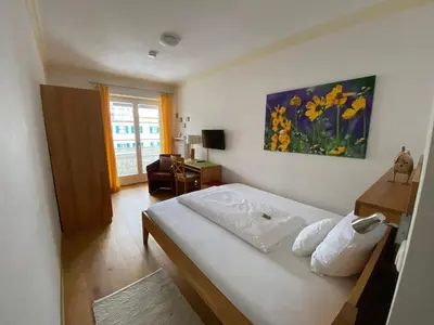 Ein Bett oder Betten in einem Zimmer der Unterkunft Haus Sibylle