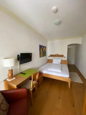 Ein Bett oder Betten in einem Zimmer der Unterkunft Haus Sibylle