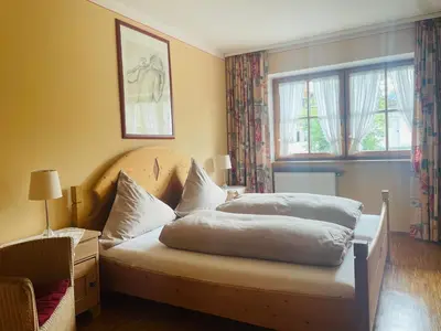 Ein Bett oder Betten in einem Zimmer der Unterkunft Ferienwohnung Bina