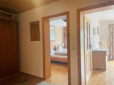 Ein Bett oder Betten in einem Zimmer der Unterkunft Ferienwohnung Bina