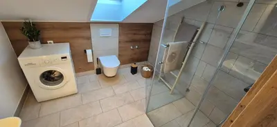 Ein Badezimmer in der Unterkunft Ferienwohnung SEElig
