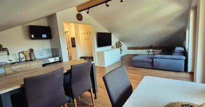 TV/Unterhaltungsangebot in der Unterkunft Ferienwohnung SEElig