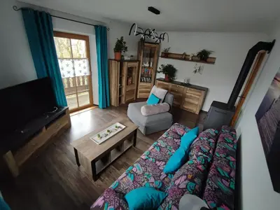 TV/Unterhaltungsangebot in der Unterkunft Ferienwohnung beim Maler Gandi