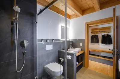 Ein Badezimmer in der Unterkunft Chalet Dahoam