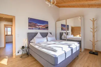 Ein Bett oder Betten in einem Zimmer der Unterkunft Chalet Dahoam