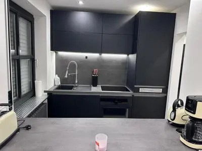 Küche/Küchenzeile in der Unterkunft Wohnung im Herzen von München