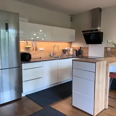Bright new studio 43m2 with a beautiful garden