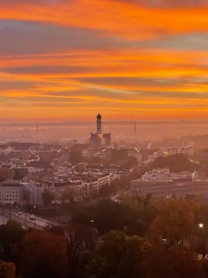 Blick auf den Sonnenuntergang/Sonnenaufgang von der Ferienwohnung aus oder aus der Nähe