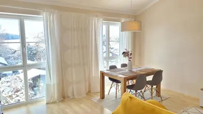 Grundriss der Unterkunft Super Ferienwohnung mit zwei Schlafzimmern und Fitnessraum süd-östlich von München