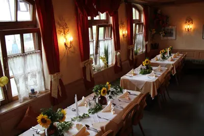 Getränke in der Unterkunft Landgasthaus & Hotel Kurfer Hof