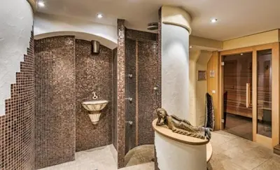 Ein Badezimmer in der Unterkunft Landgasthaus & Hotel Kurfer Hof