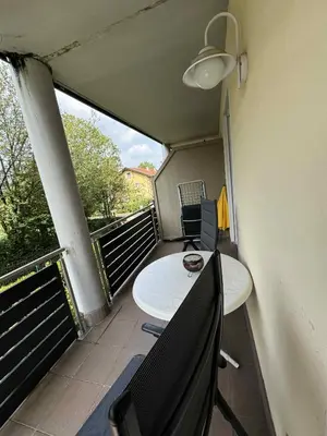 Ein Balkon oder eine Terrasse in der Unterkunft Ferienwohnung Schütz