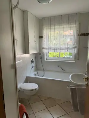 Ein Badezimmer in der Unterkunft Ferienwohnung Schütz