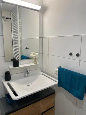 Ein Badezimmer in der Unterkunft Foxhome