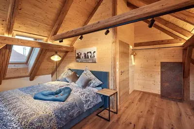 Ein Bett oder Betten in einem Zimmer der Unterkunft Haus Herzbluat