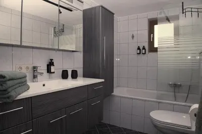 Ein Badezimmer in der Unterkunft Apartment Rauschbergblick