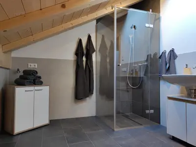 Ein Badezimmer in der Unterkunft Puchnerhof