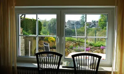 Ein Garten an der Unterkunft Ferienwohnung Kühnert