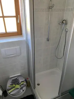 Ein Badezimmer in der Unterkunft A'nett's Quartier
