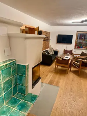 TV/Unterhaltungsangebot in der Unterkunft Haus Schwänli mit Kachelofen und Sauna