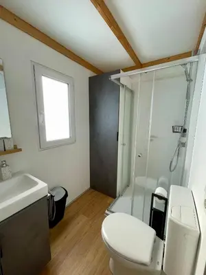 Ein Badezimmer in der Unterkunft Wendelstein Mountain Camp