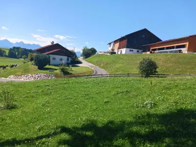 Naturlandschaft in der Nähe des Bauernhofs