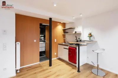 Küche/Küchenzeile in der Unterkunft Altstadt Apartments