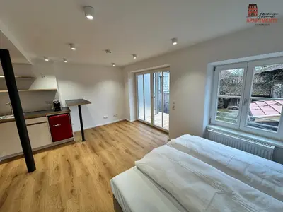 Küche/Küchenzeile in der Unterkunft Altstadt Apartments