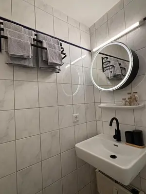 Ein Badezimmer in der Unterkunft Boho City Livings Munich Central Station